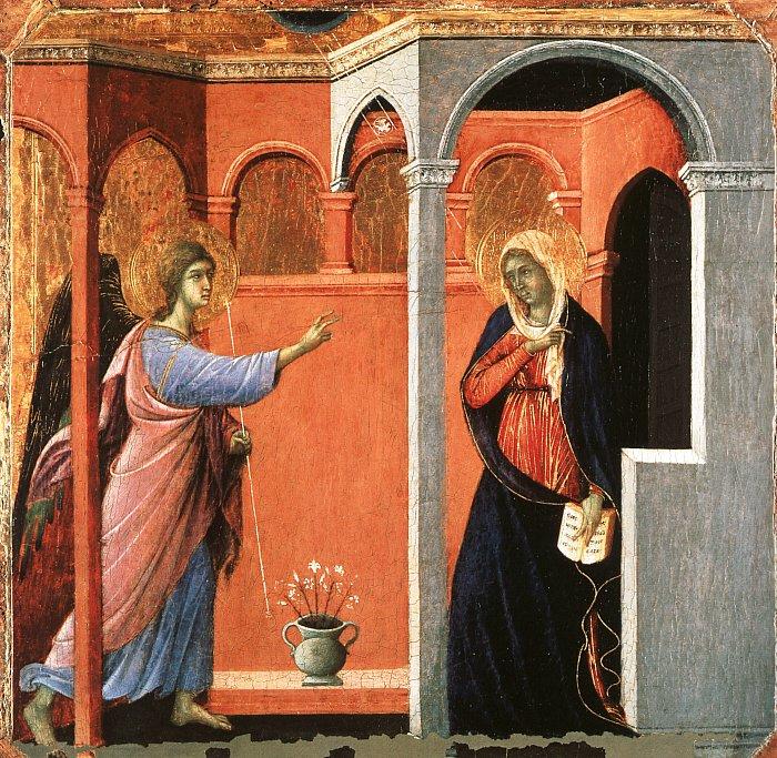 Duccio di Buoninsegna Annunciation Sweden oil painting art